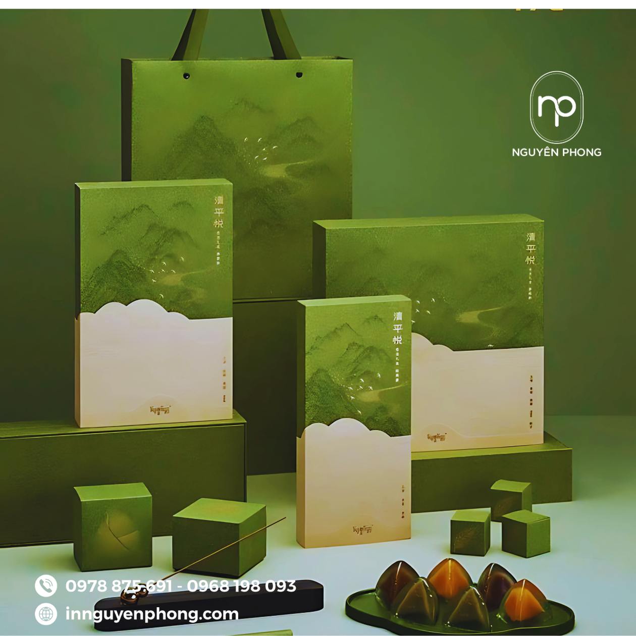 Kích thước mẫu đựng 2 bánh trung thu